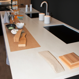 Optimisation de l'espace avec petit mobilier de cuisine gain de place Pantin